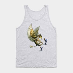 Steampunk dragons & dolphins Tank Top